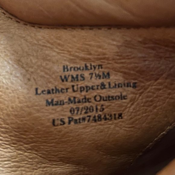 Gentle Souls leather brooklyn lace up boots 7.5 - Picture 4 of 4